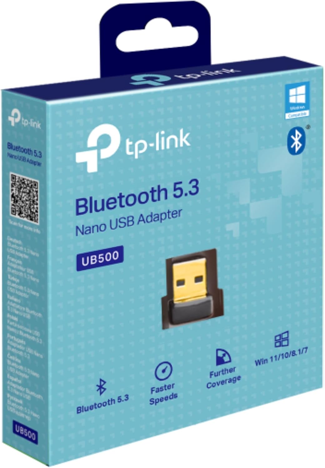 TP-Link UB500 Nano Bluetooth 5.3 USB Adapter TP-Link UB500 Nano Bluetooth 5.3 USB Adapter